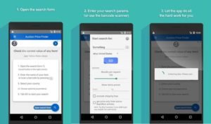 Auction Price Finder app